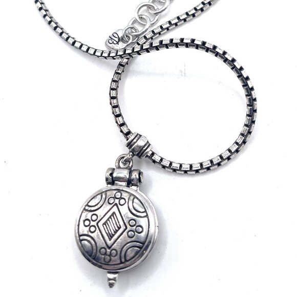 Brighton Reversible Locket Pendant Necklace - 4269 - Picture 2 of 4